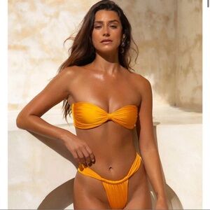 Vibrant Orange Bikini Set
